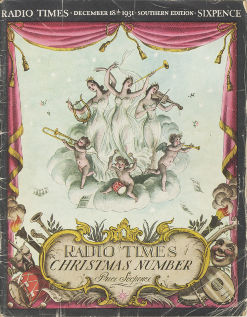 Historic image of the Christmas Radio Times