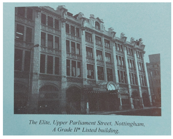 Photograph of the Elite cinema in Nottingham