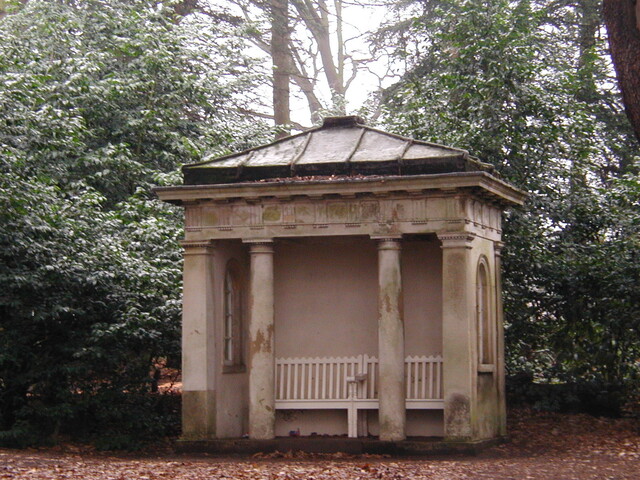 Photograph of a Roman Style Seat Alcove at Clumber Park